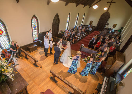 Wedding Ceremony at St. Mary's Chapel - Charlotte NC