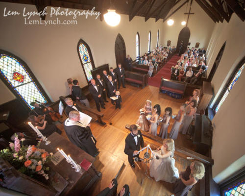 Wedding Ceremony at St. Mary's
